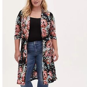 New Torrid Longline duster/cardigan kimono